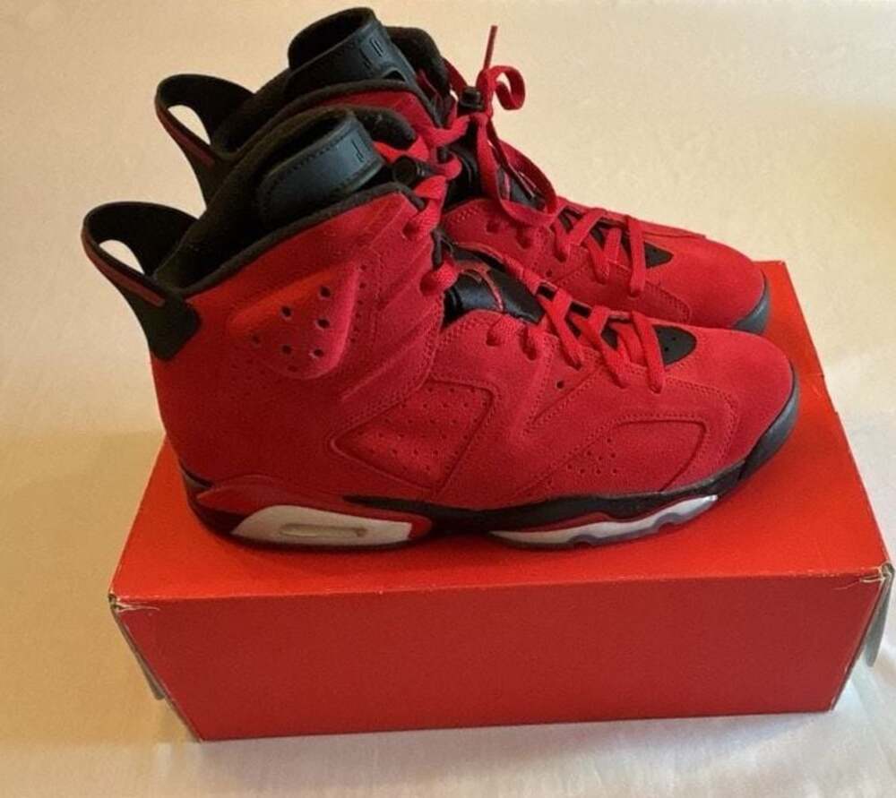 Nike Air Jordan 6 Retro Toro Bravo Varsity Red Black Size 10.5 CT8529-600